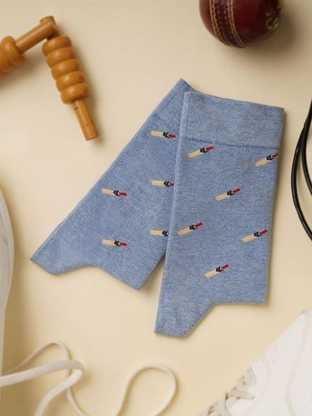 Activian Men Cotton Patterned Above Ankle Socks thumbnail 2