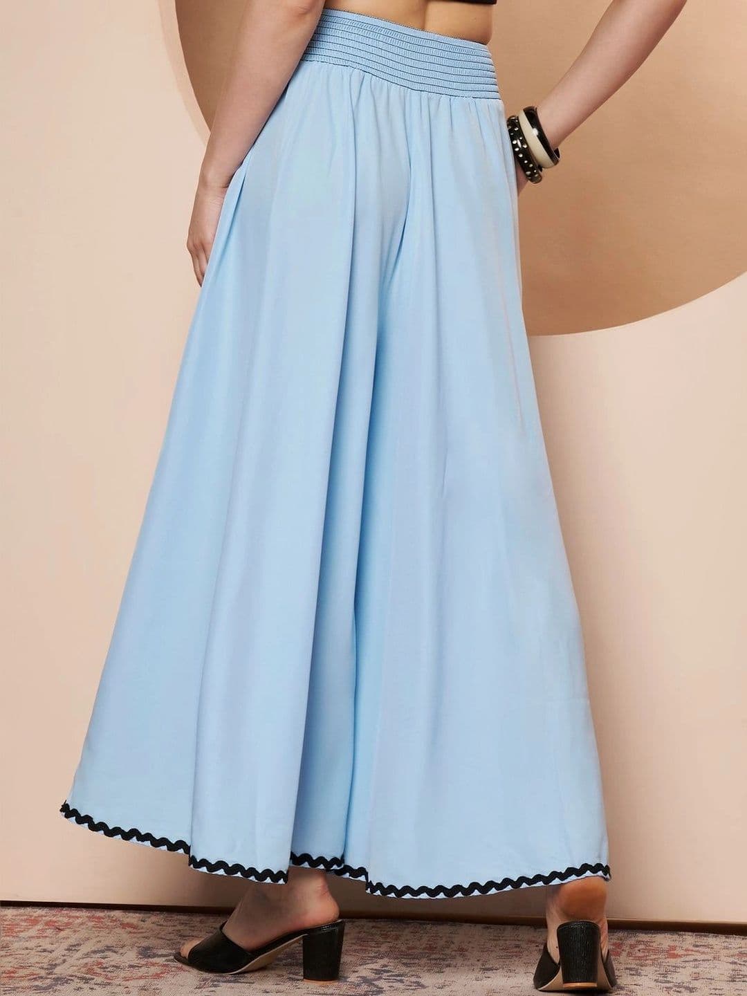 CORSICA Women Embellished Ethnic Palazzos thumbnail 3