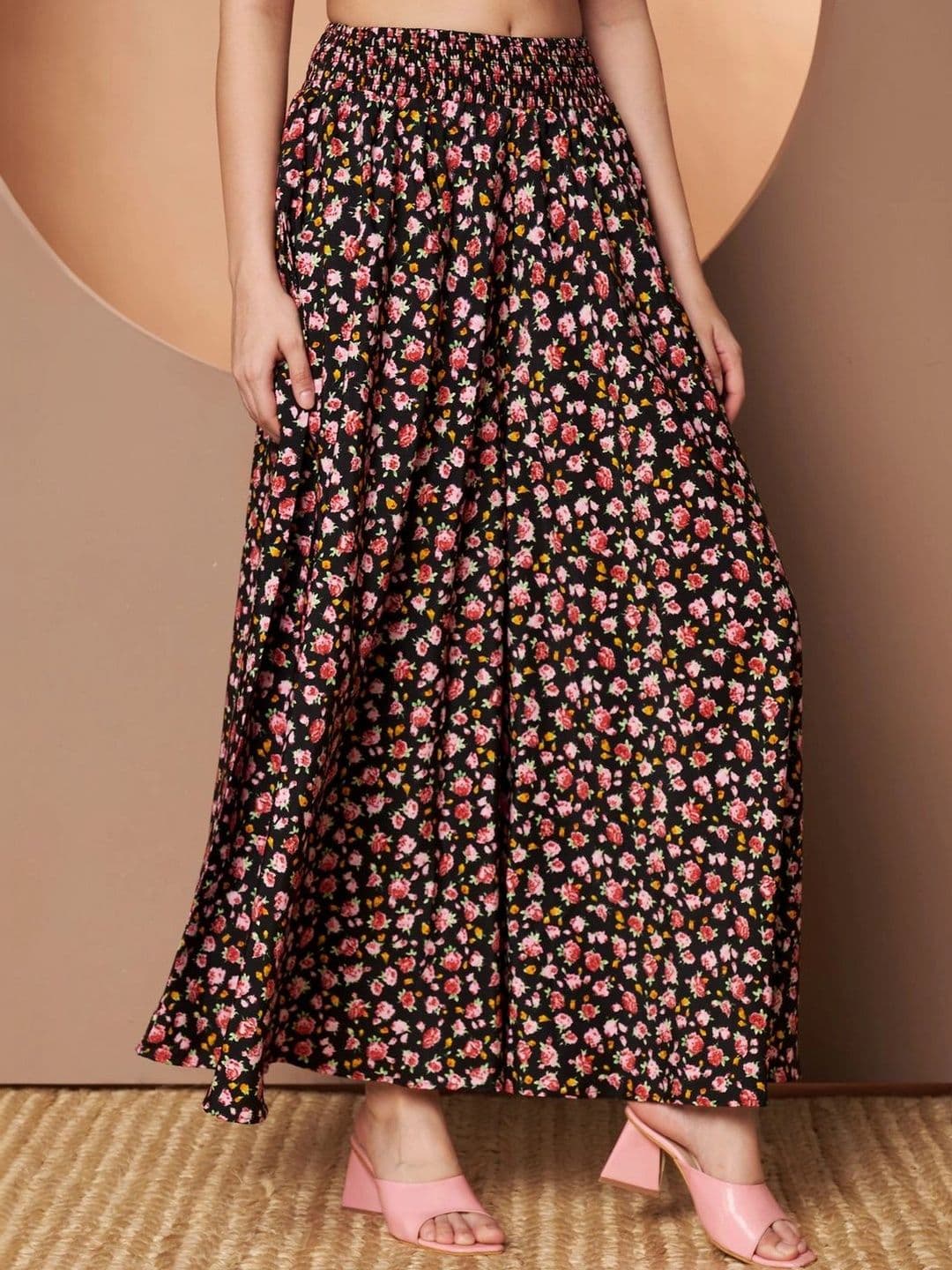 CORSICA Women Floral Printed Palazzos thumbnail 4