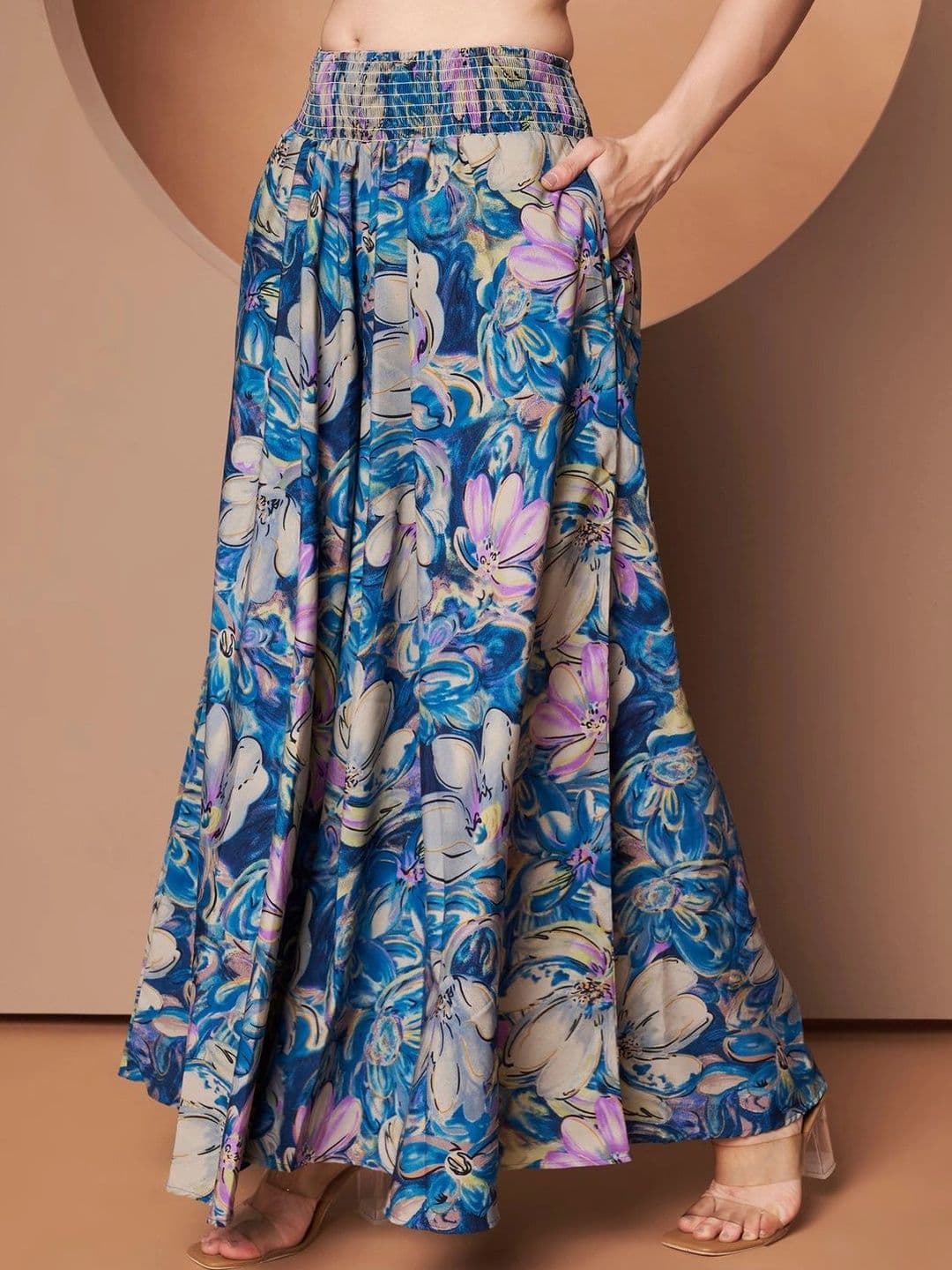 CORSICA Women Floral Printed Palazzos thumbnail 7