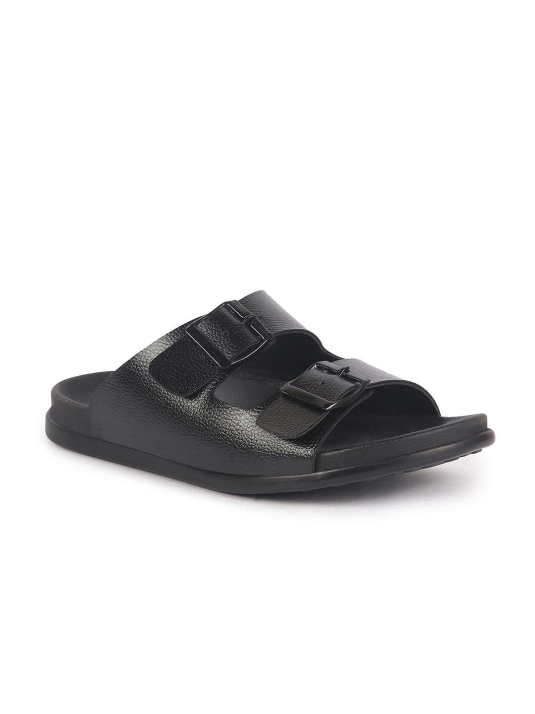 FAUSTO Men Comfort Open Toe Multi Adjustable Strap Slip On Sandals thumbnail 5