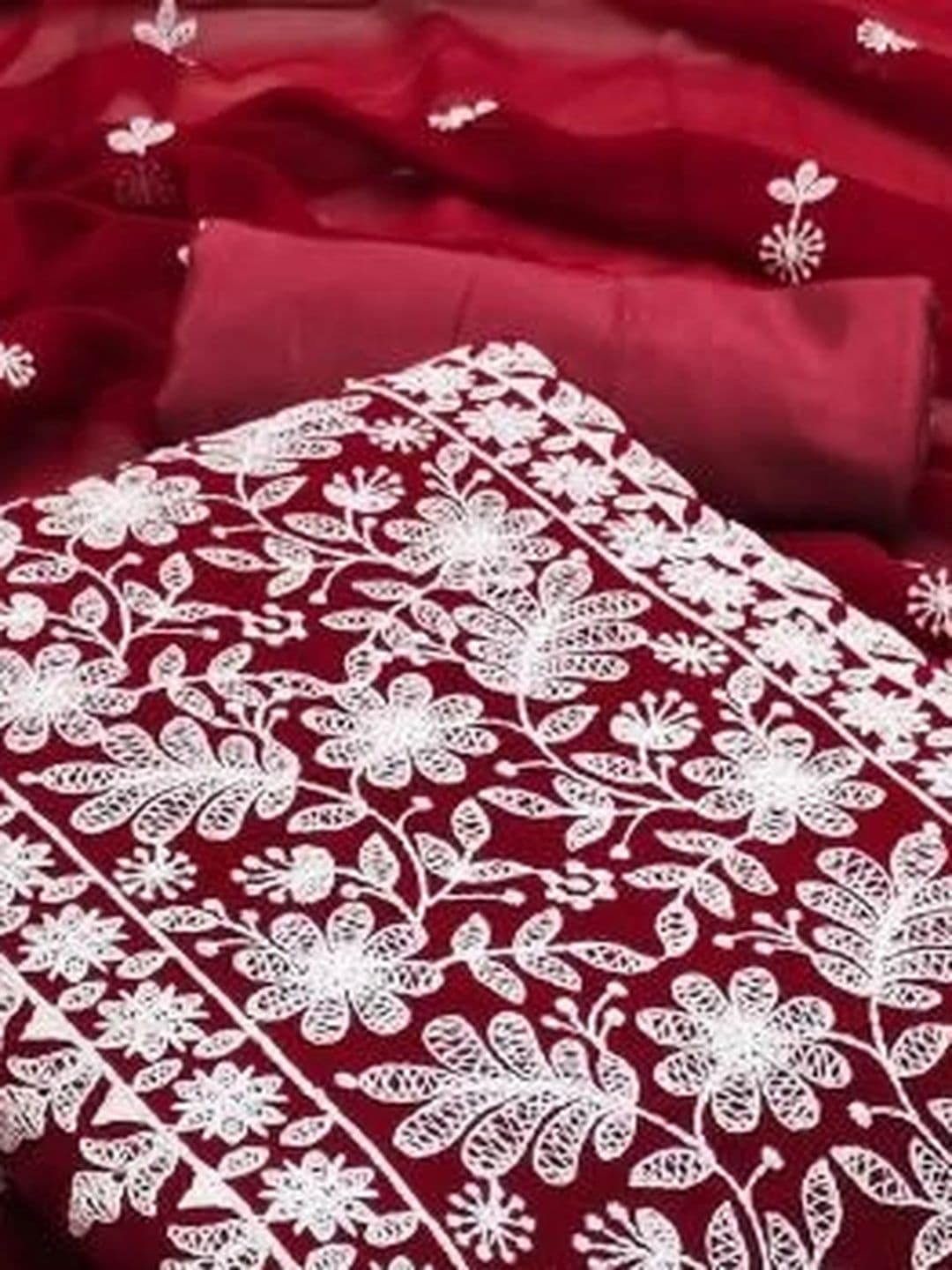 CLEMIRA Embroidered Unstitched Dress Material thumbnail 3