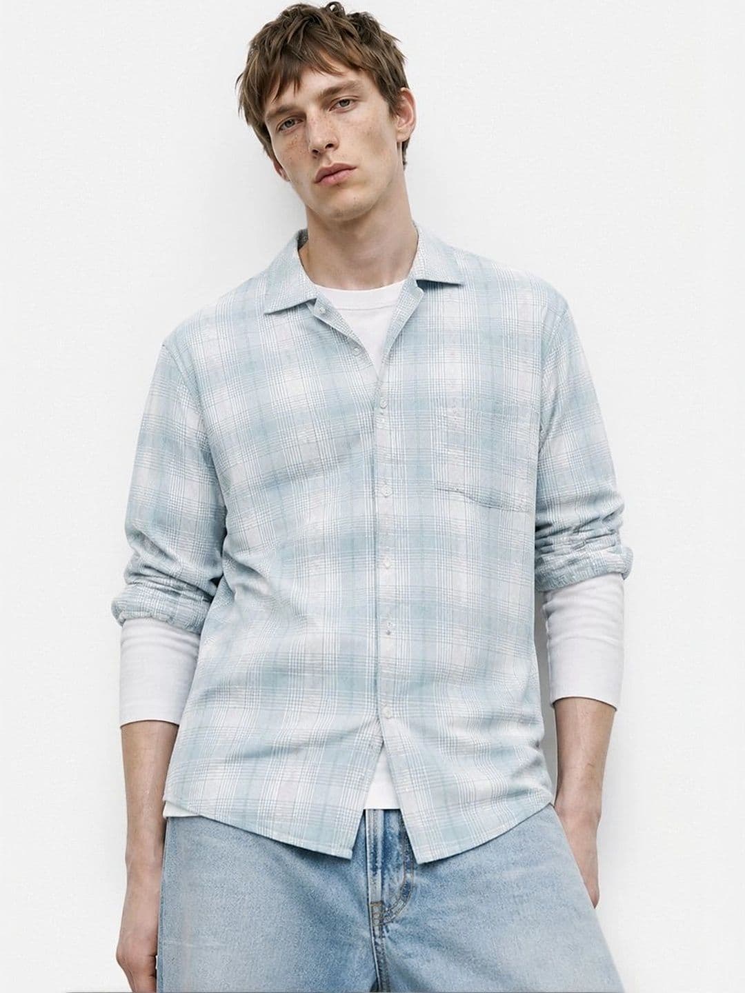 Snitch Men Checked Casual Shirt - view 1
