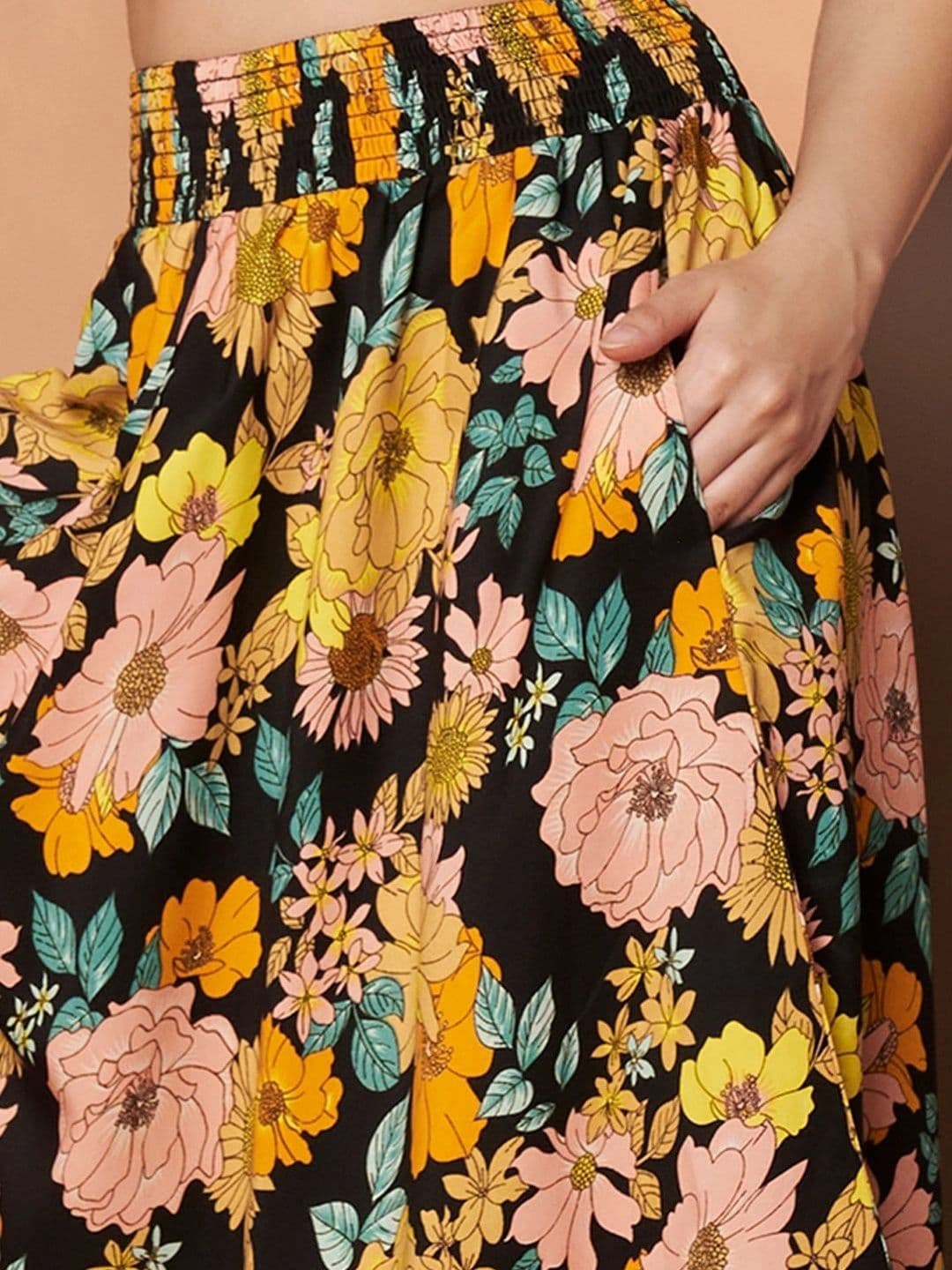 CORSICA Women Floral Printed Palazzos thumbnail 3