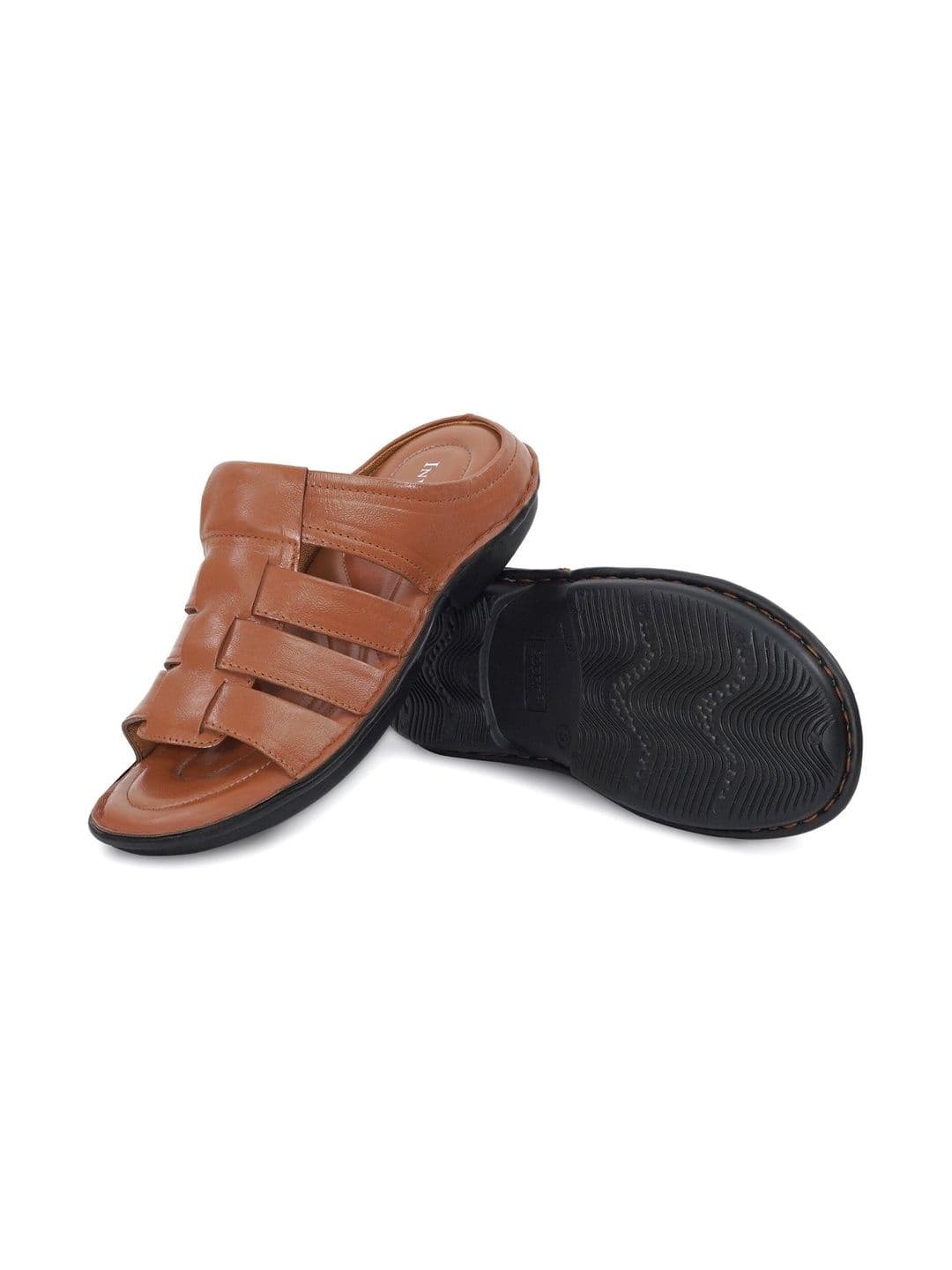 INVICTUS Men Leather Shoe-Style Sandals thumbnail 6