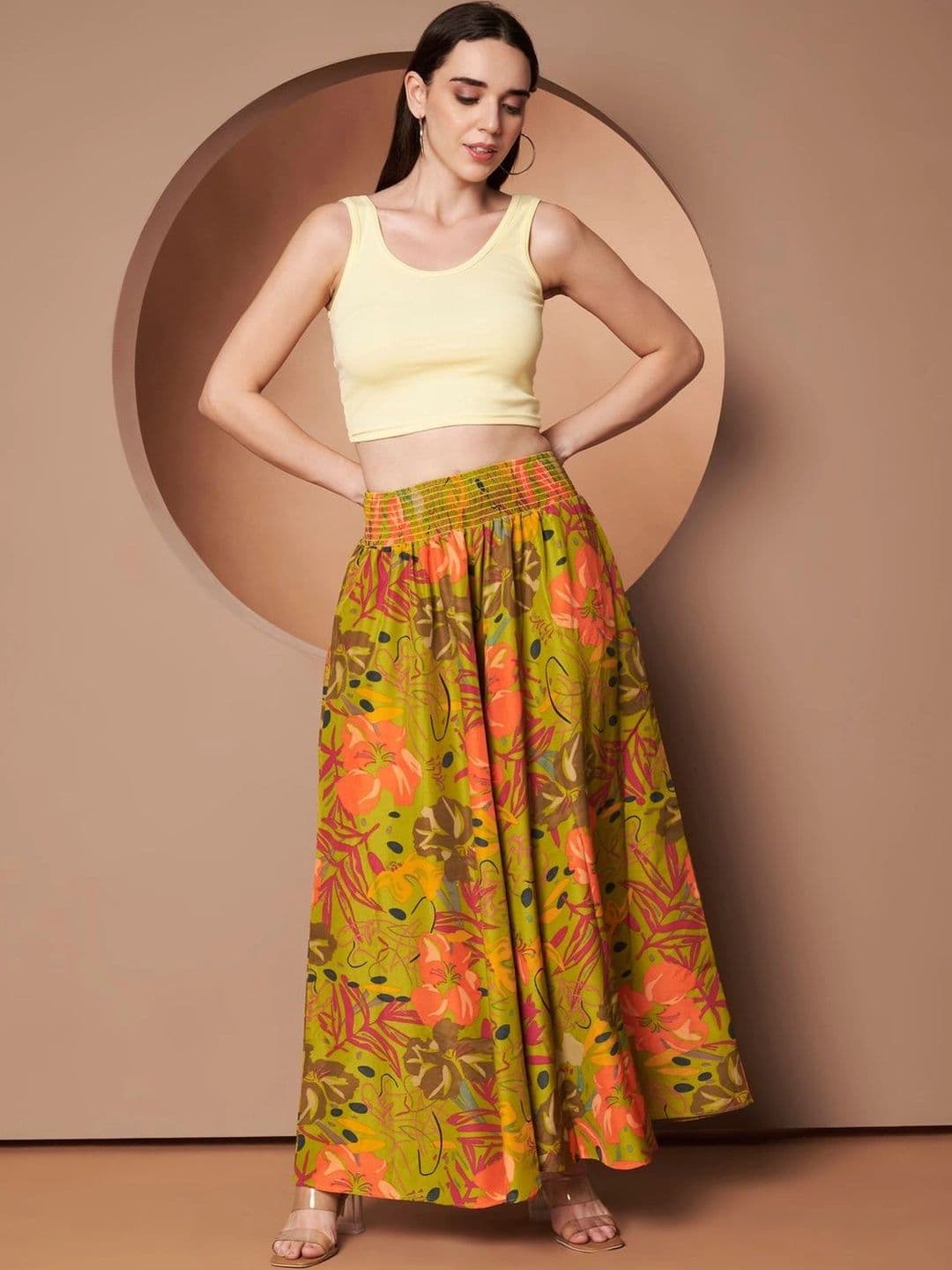 CORSICA Women Floral Printed Palazzos thumbnail 5