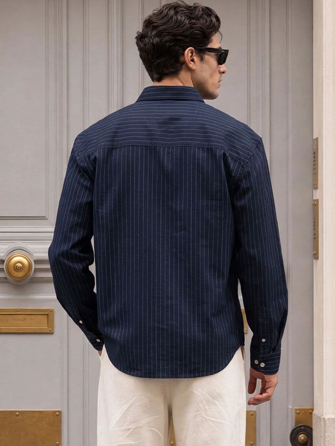 Powerlook Men Striped Casual Shirt thumbnail 3