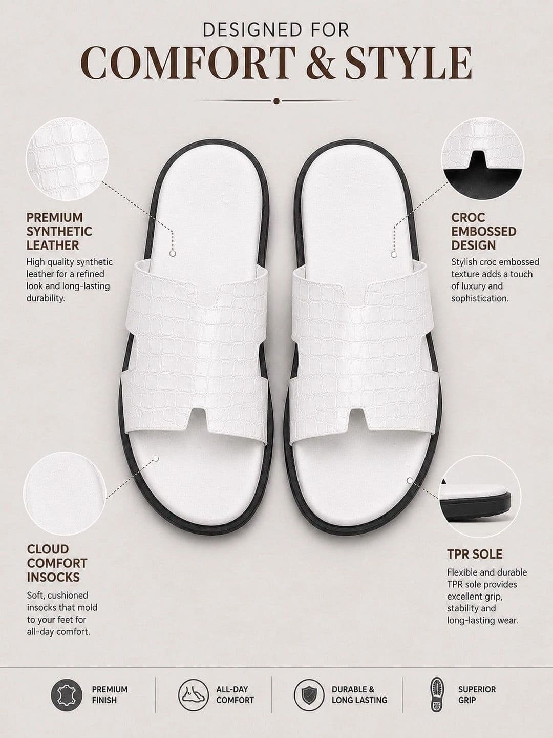 SNEAKLAB Men Comfort Sandals thumbnail 2