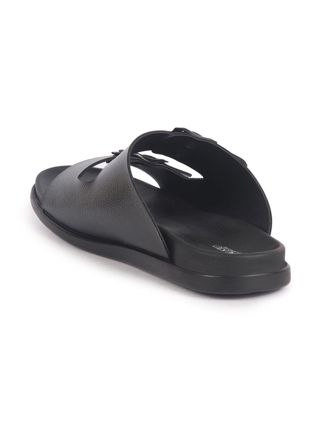 FAUSTO Men Comfort Open Toe Multi Adjustable Strap Slip On Sandals thumbnail 7