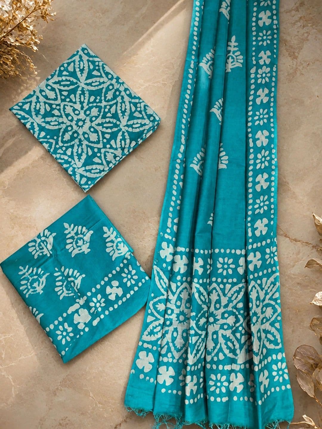 Mollika Printed Unstitched Dress Material thumbnail 5
