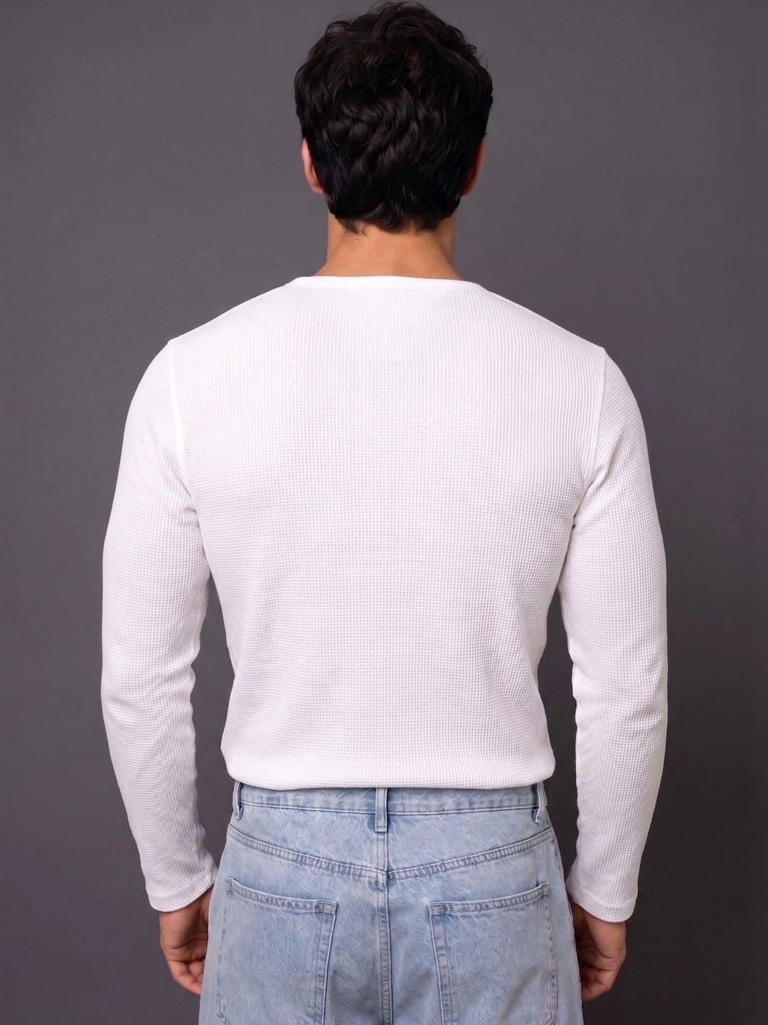 Azizan Men Henley Neck T-shirt thumbnail 3