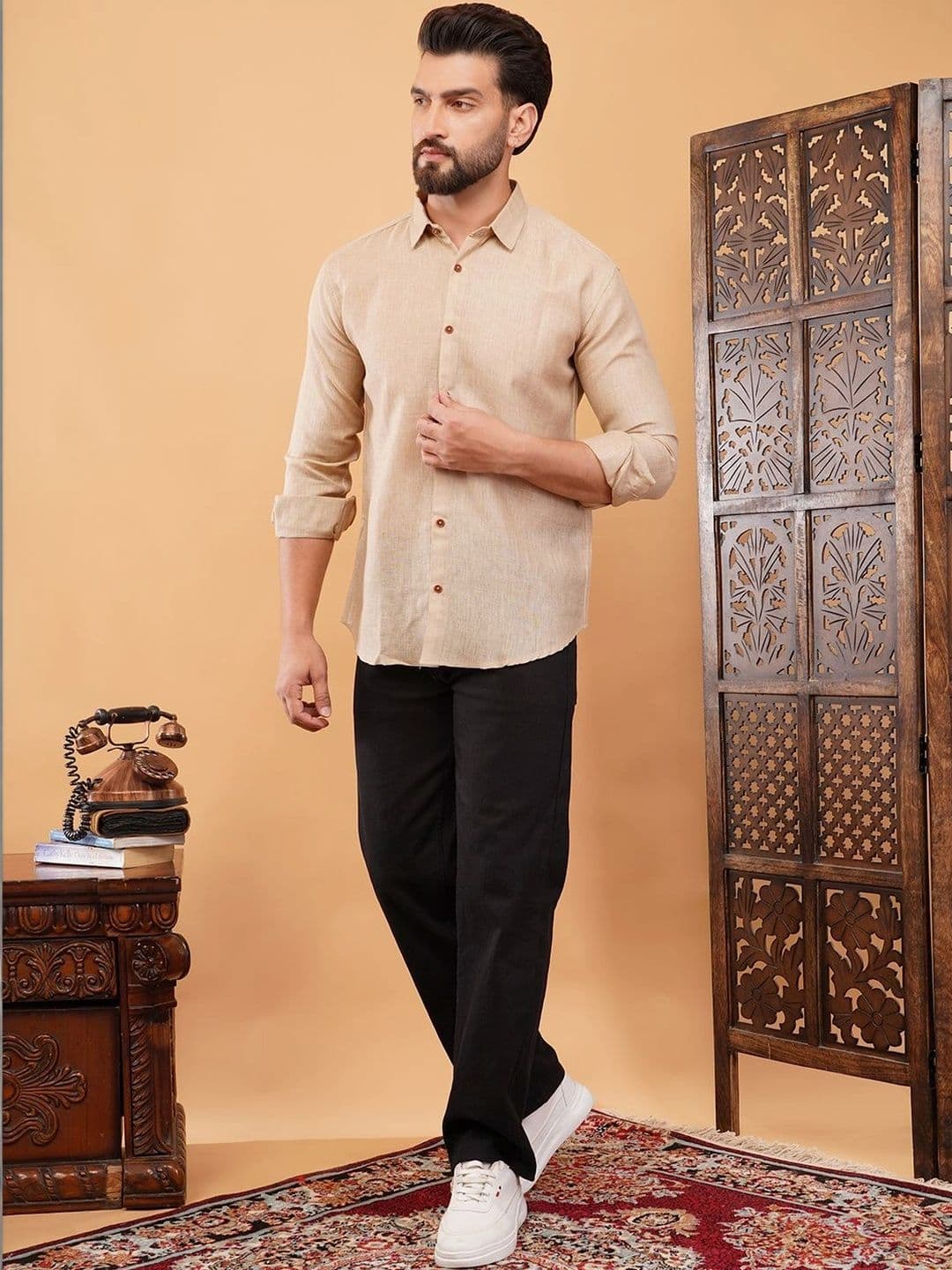 CHIRASVI Men Classic Casual Shirt thumbnail 5