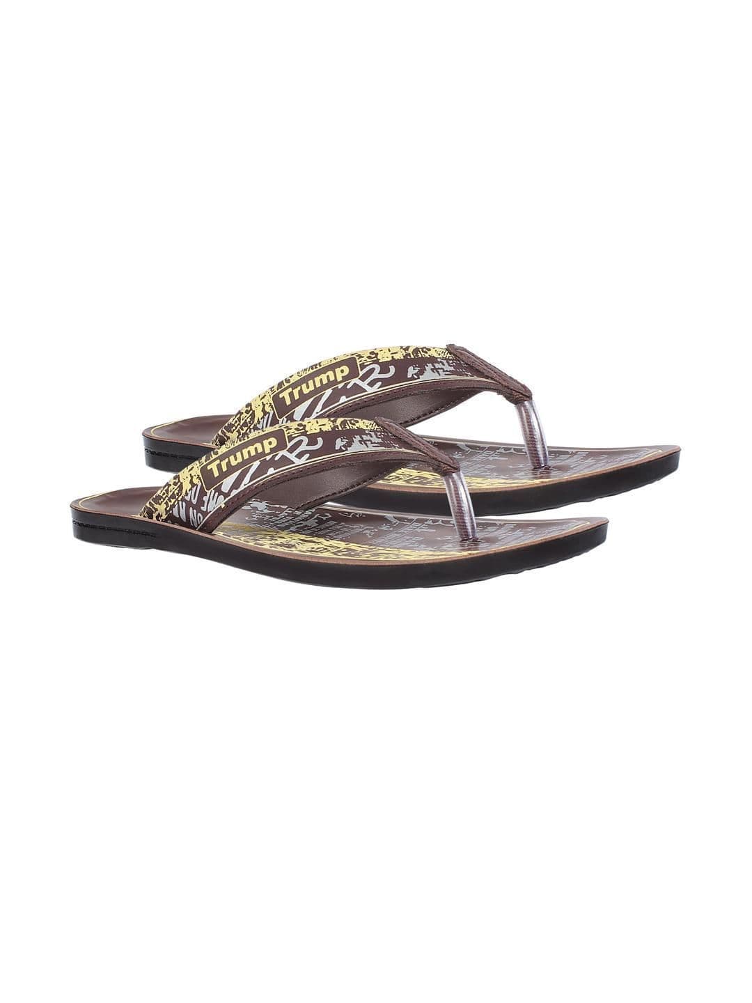 Trump Men Black Flip Flops thumbnail 3