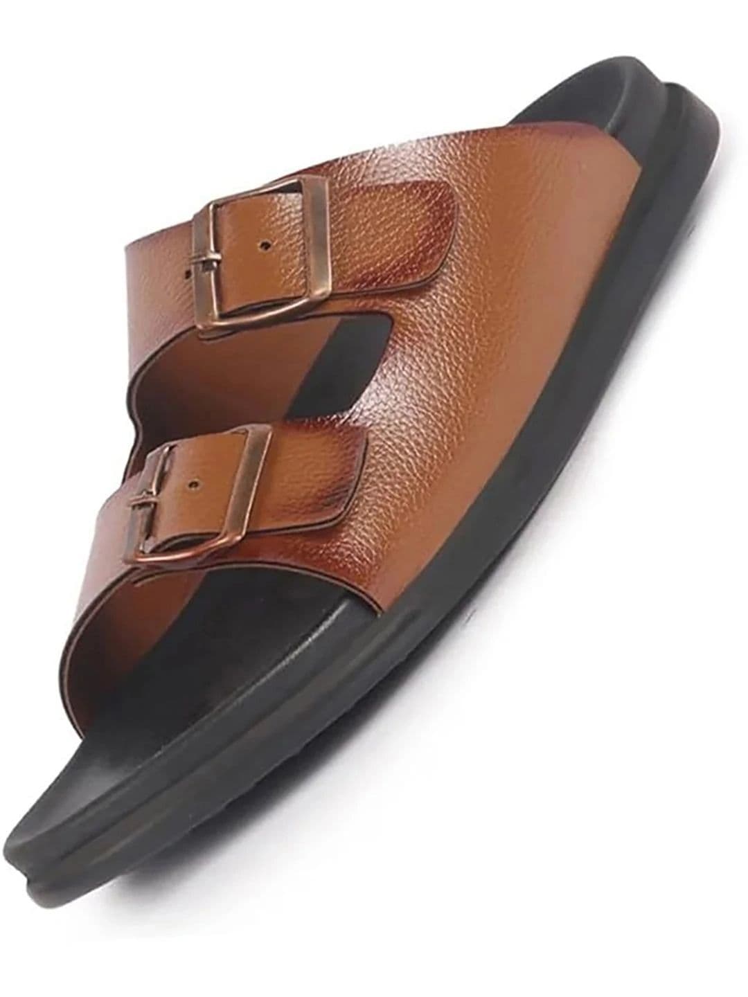 FAUSTO Men PU Open Toe Slip-On Comfort Sandals - view 1
