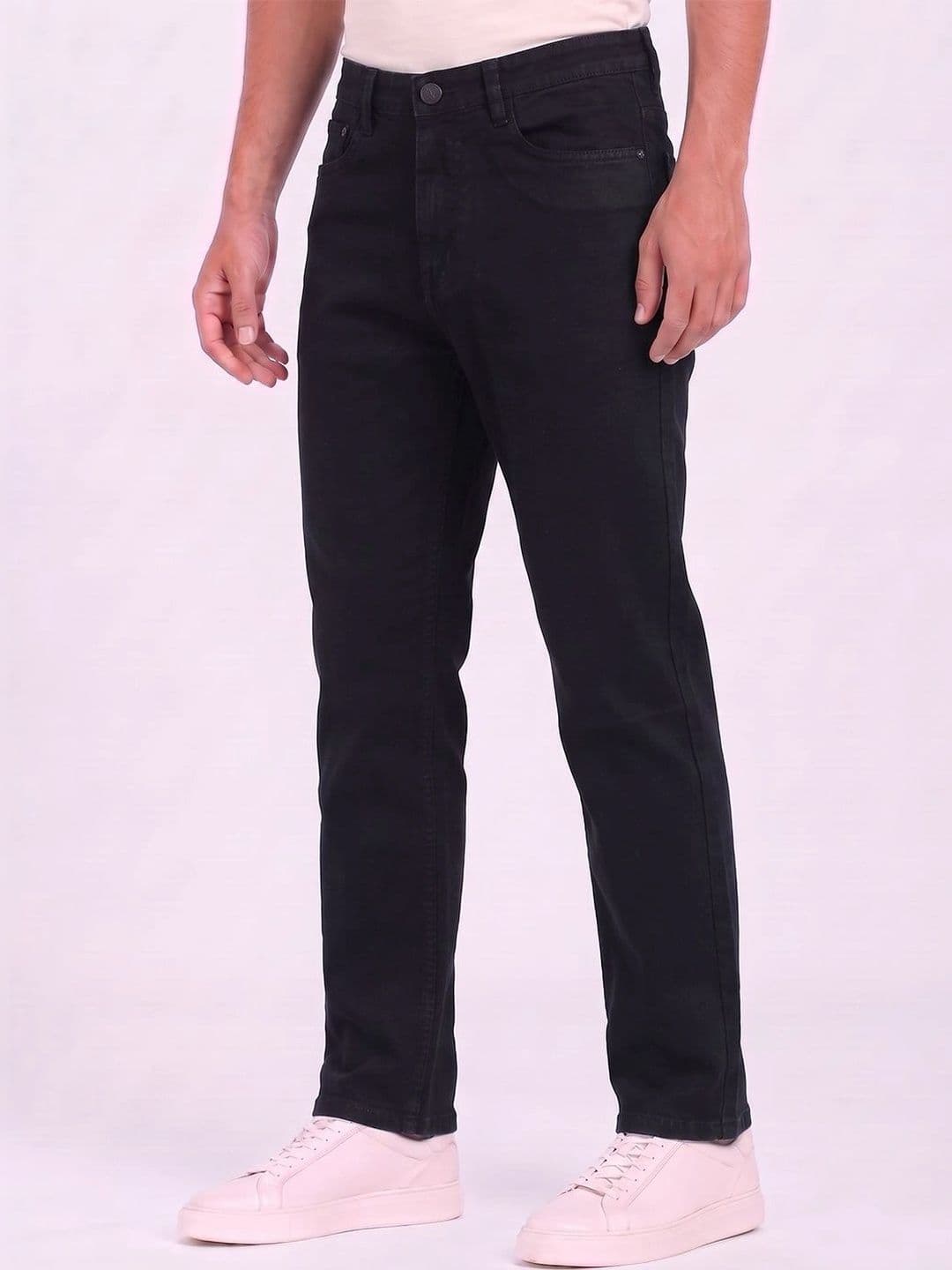 THUNDER JEANS Men Regular Fit Mid-Rise Stretchable Jeans - view 1