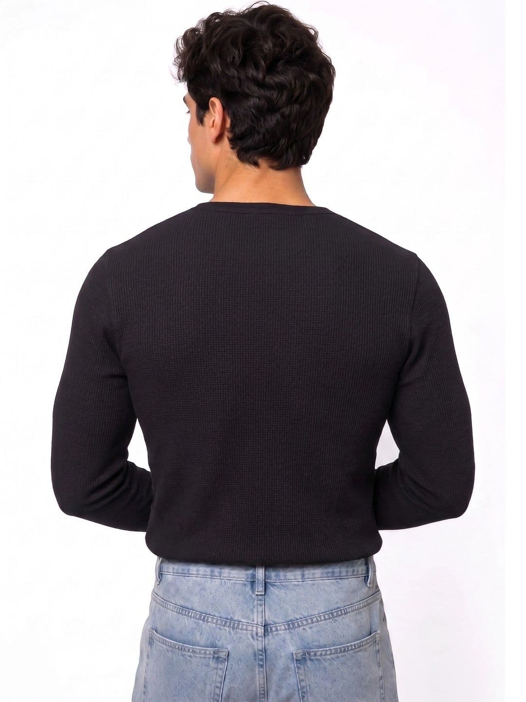 Azizan Men Henley Neck T-shirt thumbnail 3