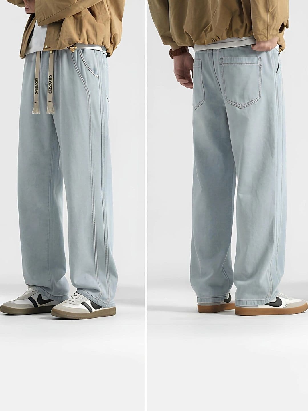 MAKPAK Men Jean Jogger Mid-Rise Stretchable Jeans thumbnail 2