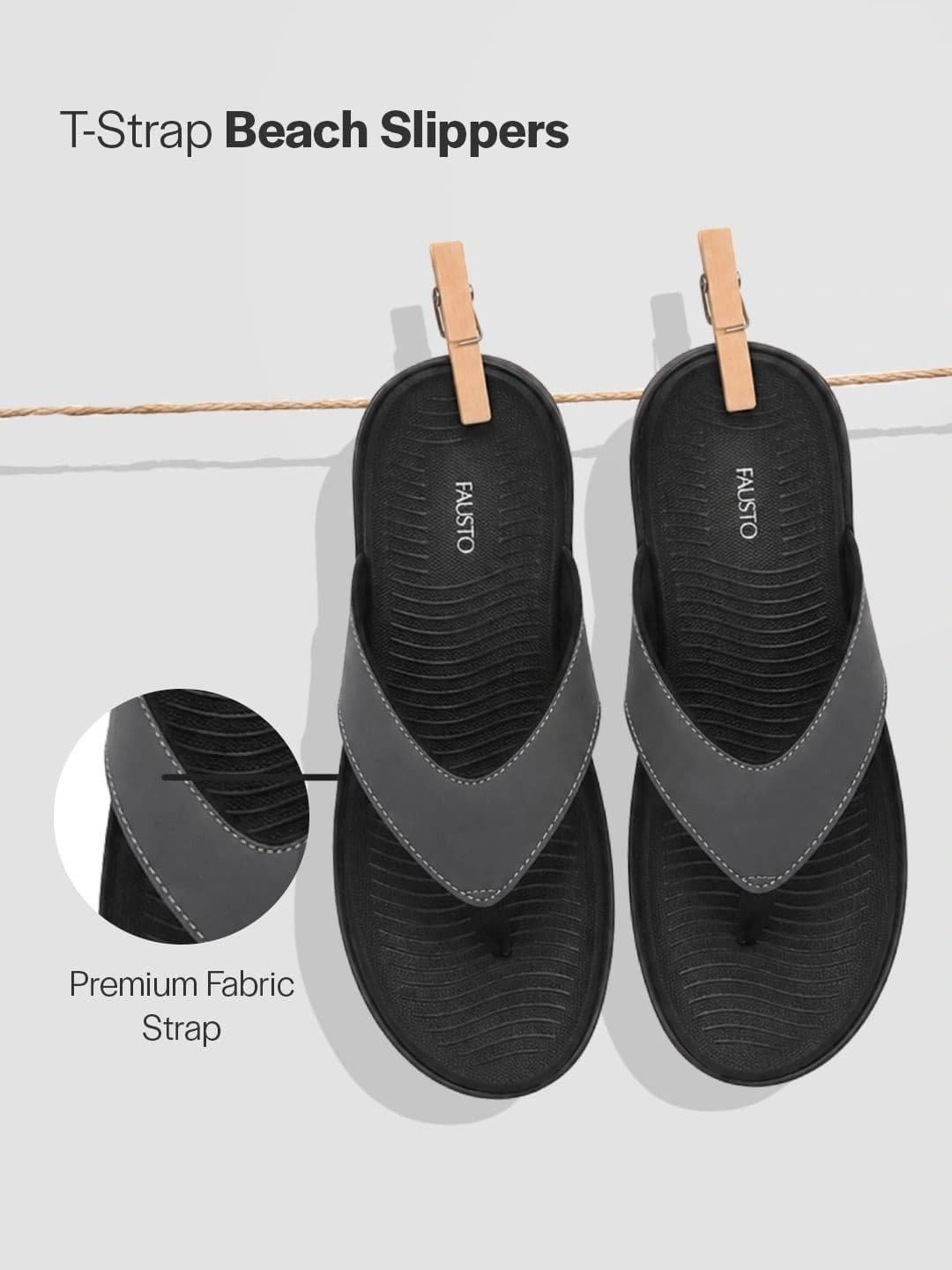 FAUSTO Men Thong Flip-Flops thumbnail 6