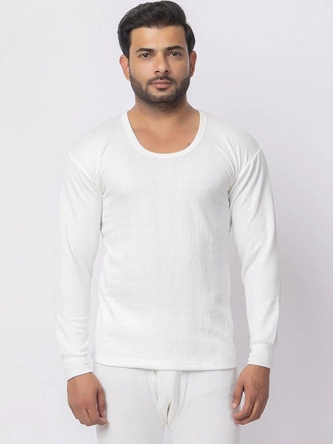 REDFORT Cotton Round Neck Thermal Tops - view 1