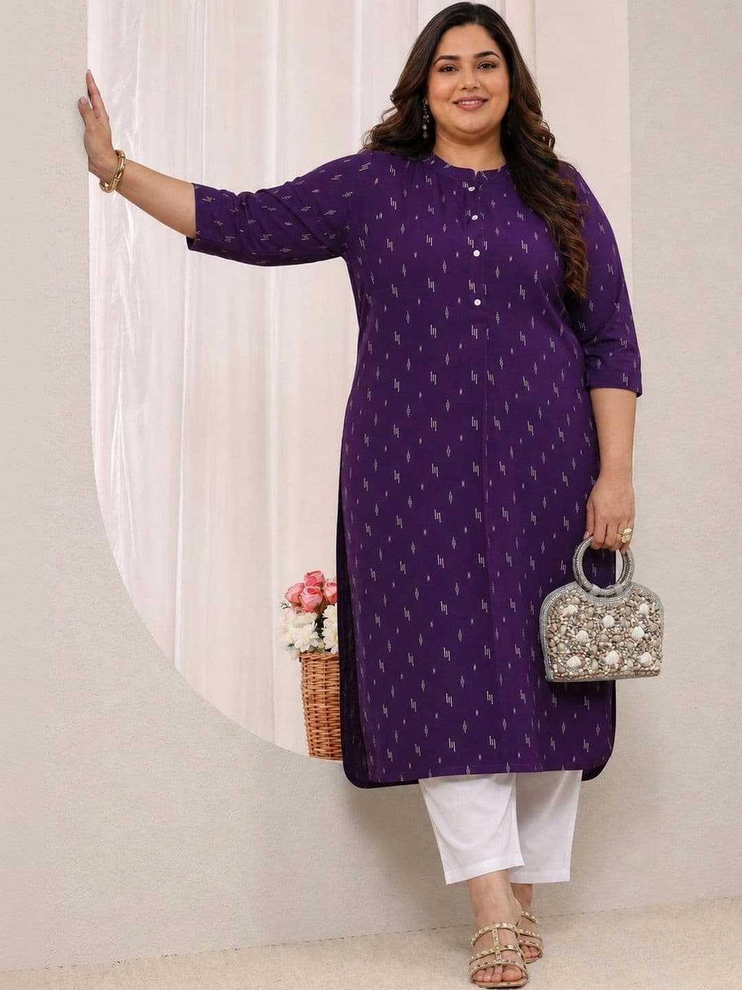 EXTRA LOVE BY LIBAS Women Kurta thumbnail 4