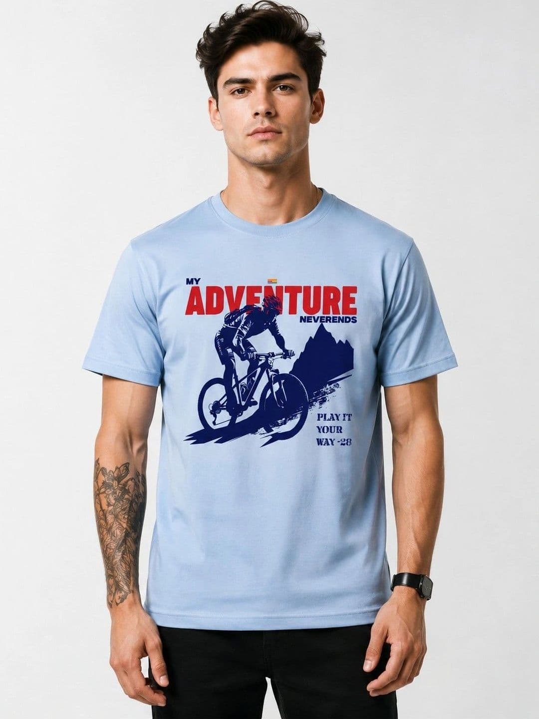 My Adventure Neverends Men Printed T-shirt - view 1