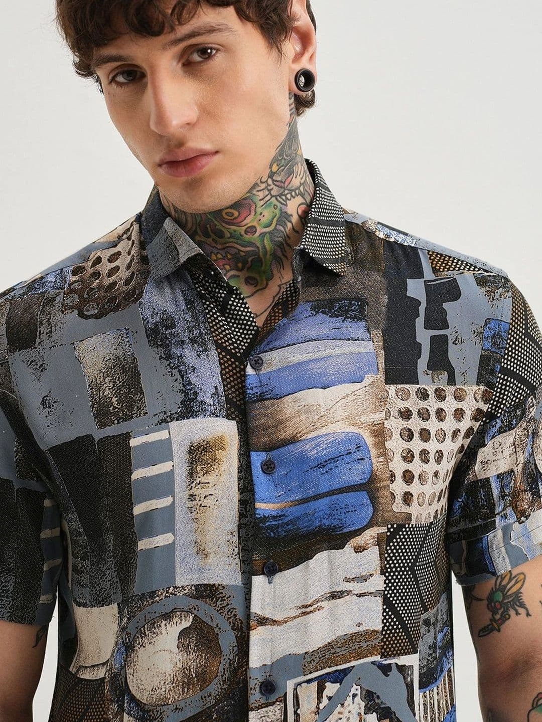 Banana Club Men Slim Fit Printed Casual Shirt thumbnail 4