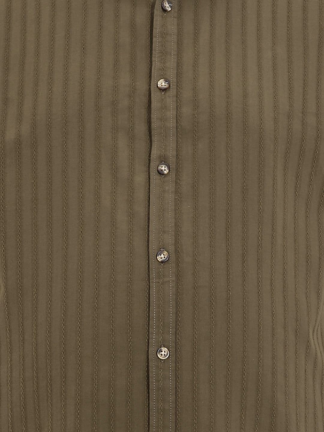 Sztori Plus Size Textured Pure Cotton Casual Shirt thumbnail 3