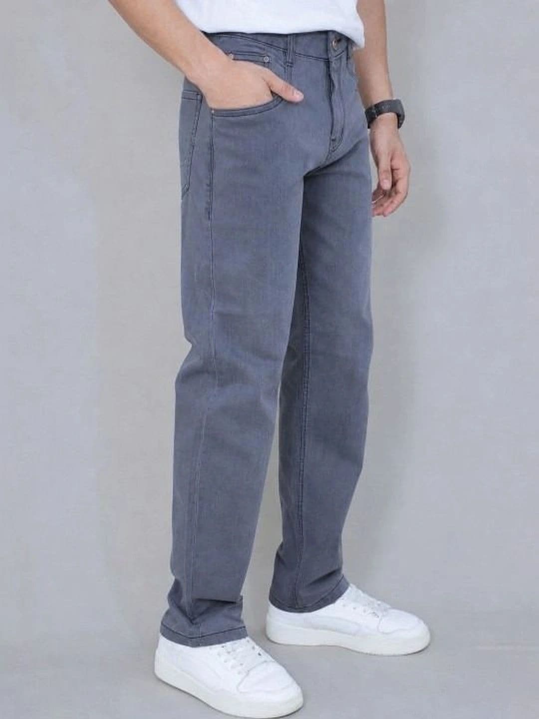 Moda Rapido Men Straight Fit Mid-Rise Light Fade Jeans thumbnail 2
