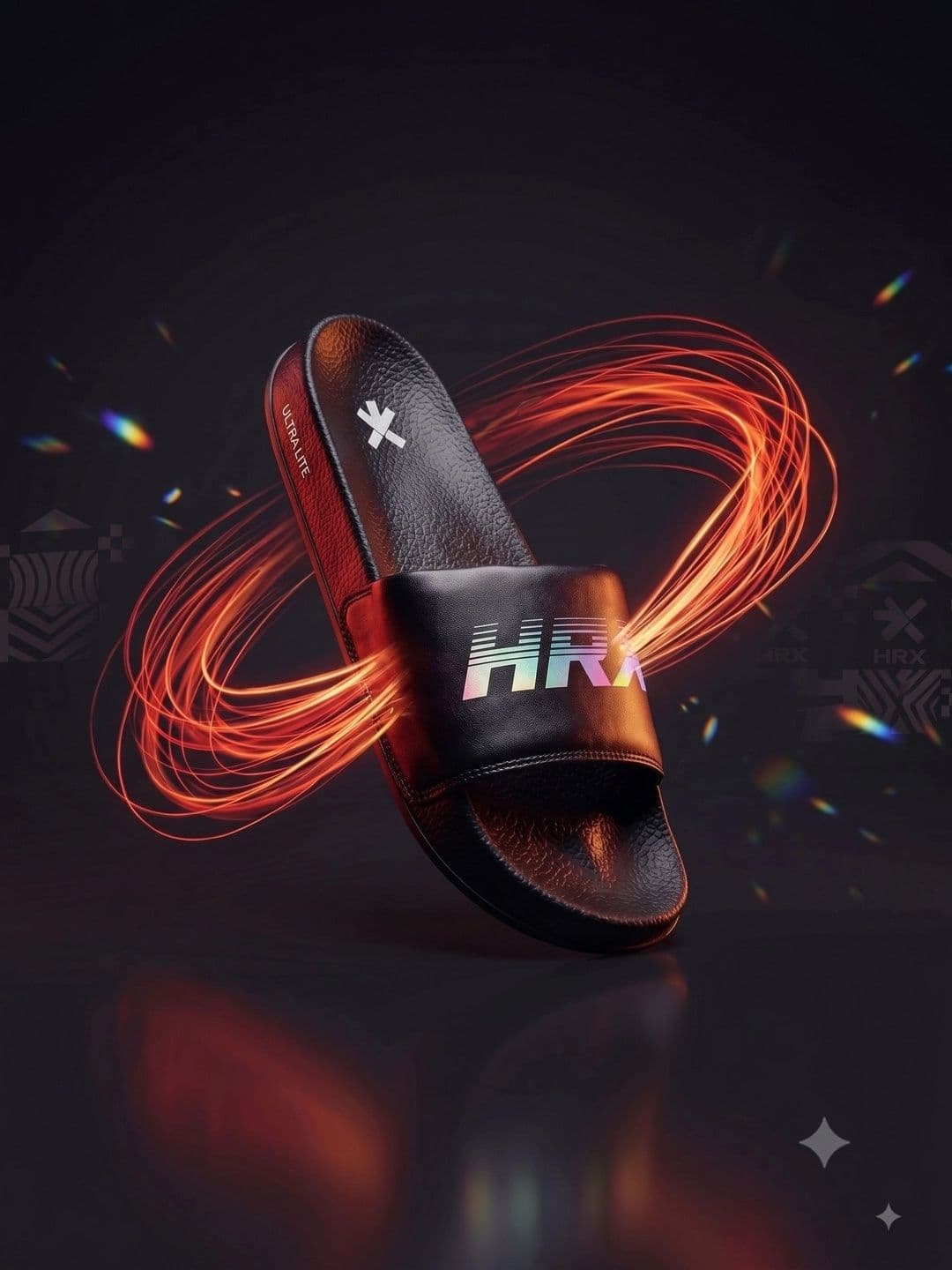 HRX by Hrithik Roshan Men Printed Sliders thumbnail 3