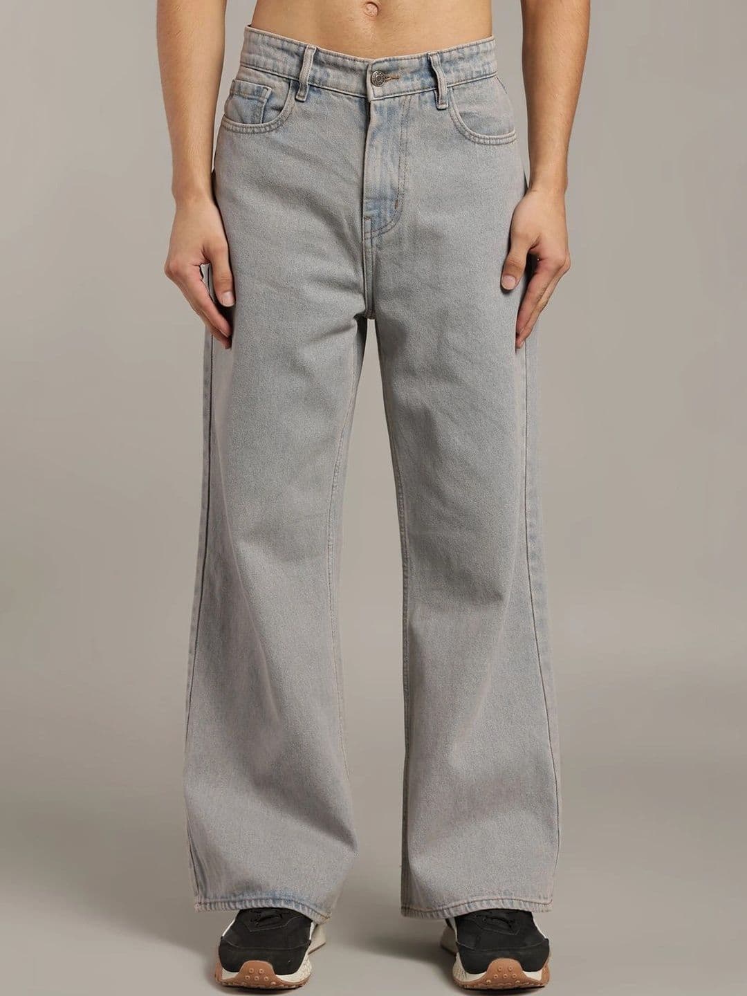 FOUL CHILD Men Wide Leg High-Rise Jeans - view 1