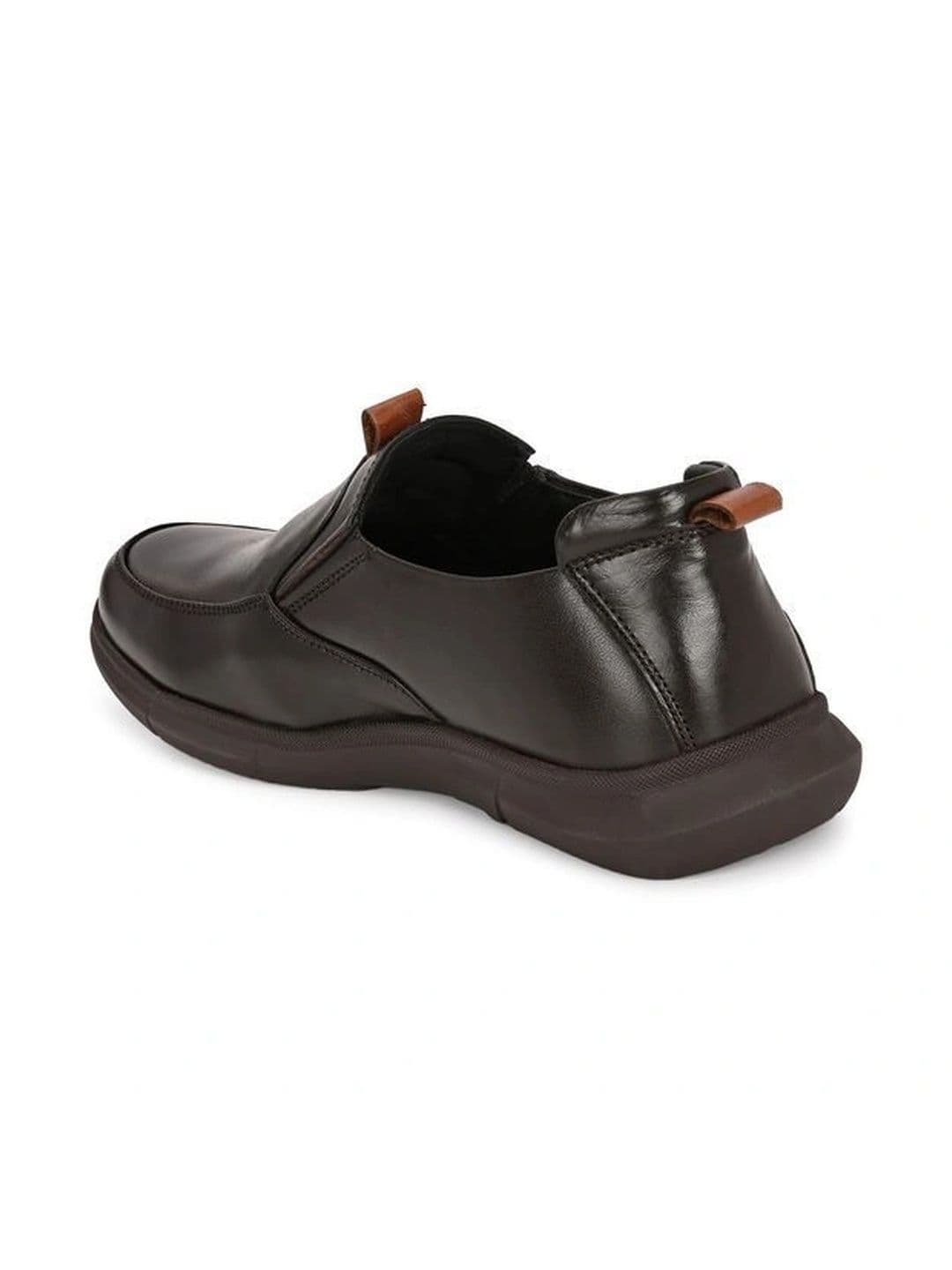 Lushwalk Men Leather Round Toe Slip-On Slip-On Shoes Formal Shoes thumbnail 4