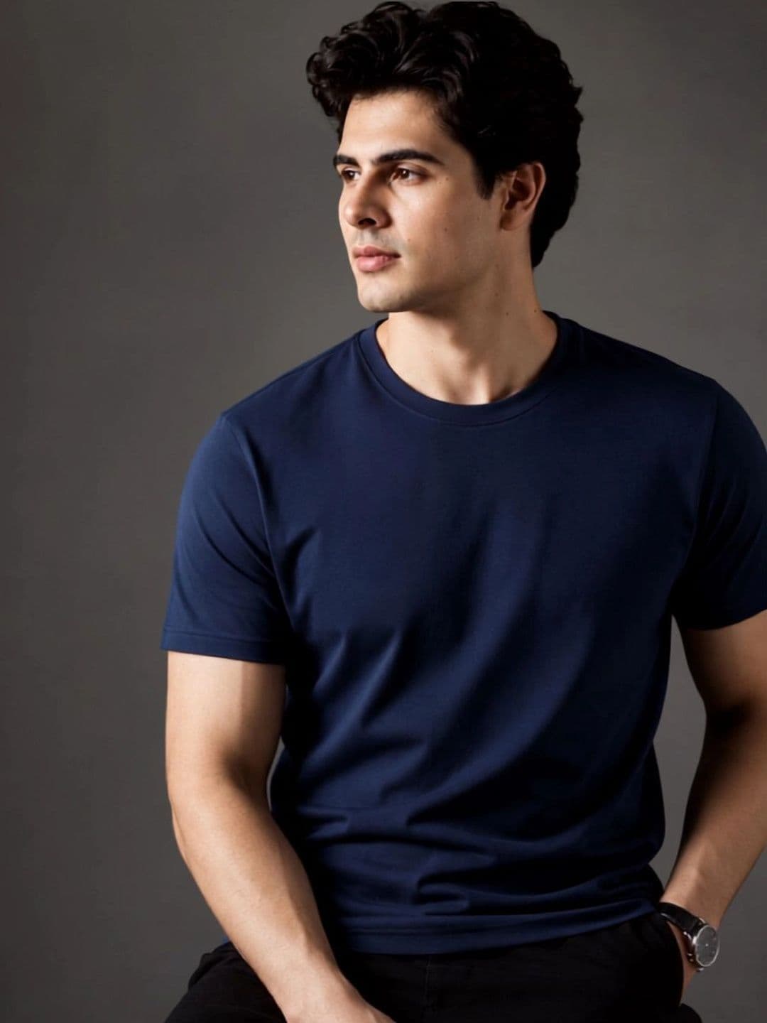 SOULIVELY Men Cotton Stretch T-shirt - view 1
