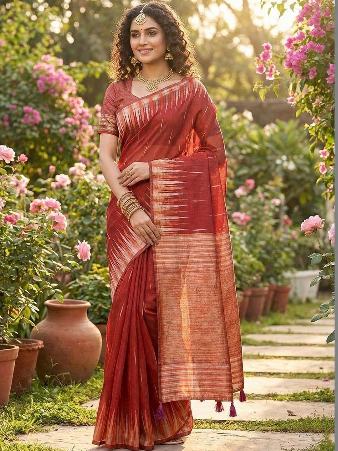 Mitera Woven Design Saree - view 1