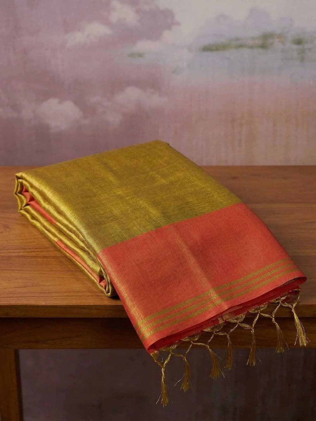 Mitera Tissue Saree thumbnail 3