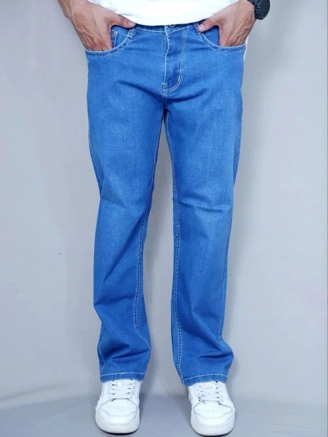 Moda Rapido Men Straight Fit Mid-Rise Light Fade Jeans thumbnail 4