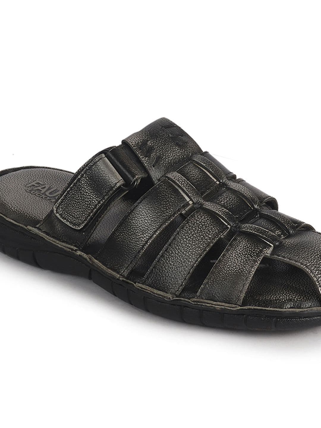 FAUSTO Men Leather Fisherman Sandals thumbnail 2