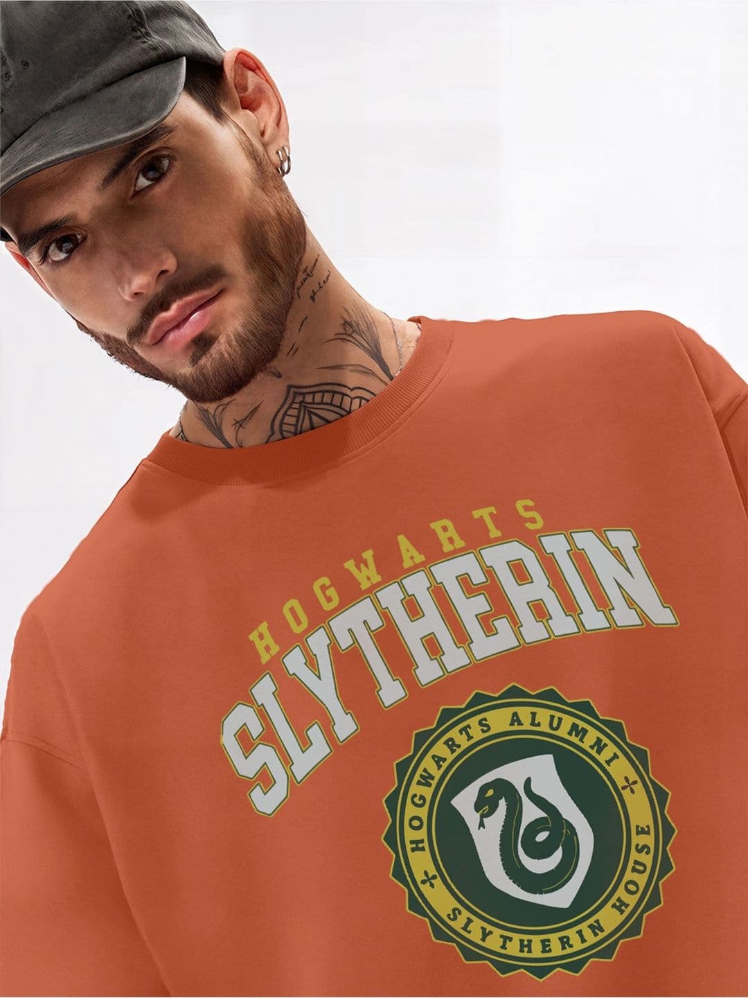 Moda rapido X TOGS & TERRE Men Brand Logo Printed Organic Cotton Blend T-shirt thumbnail 2