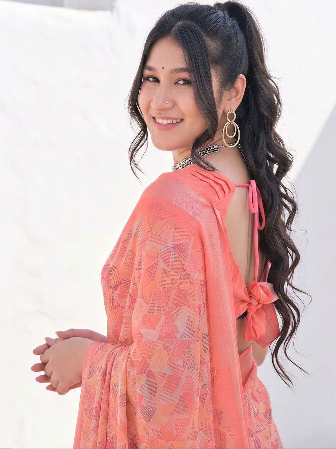 Anouk Zari Designer Saree thumbnail 4