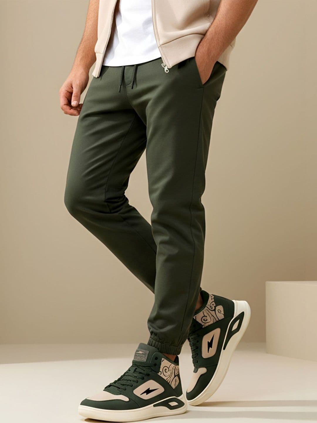 Bruton Men High-Top Walking Non-Marking Shoes thumbnail 6