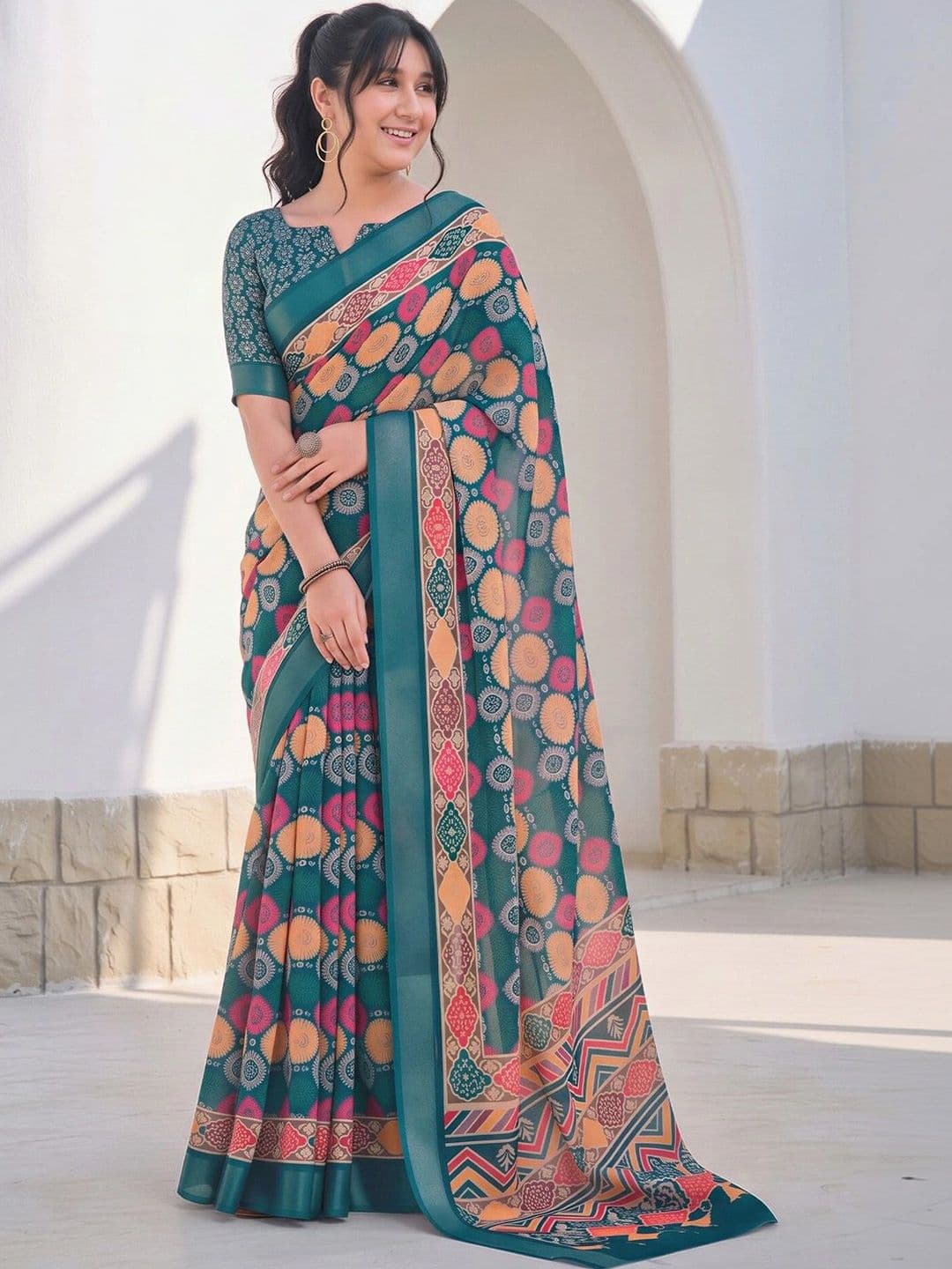 Anouk Zari Designer Saree - view 1