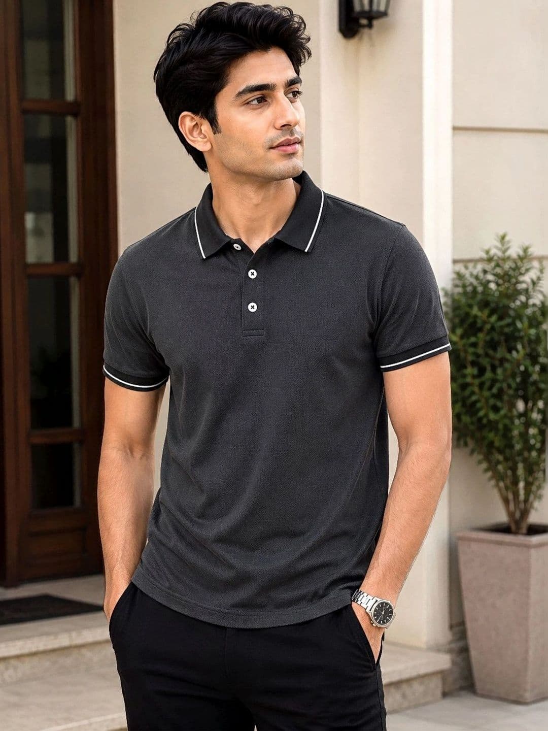 THE NEXTGEN STITCH Men Polo Collar T-shirt - view 1