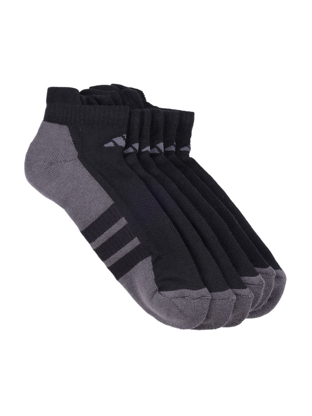 ADIDAS Unisex Pack of 3 Colourblocked Ankle Length Socks - view 1