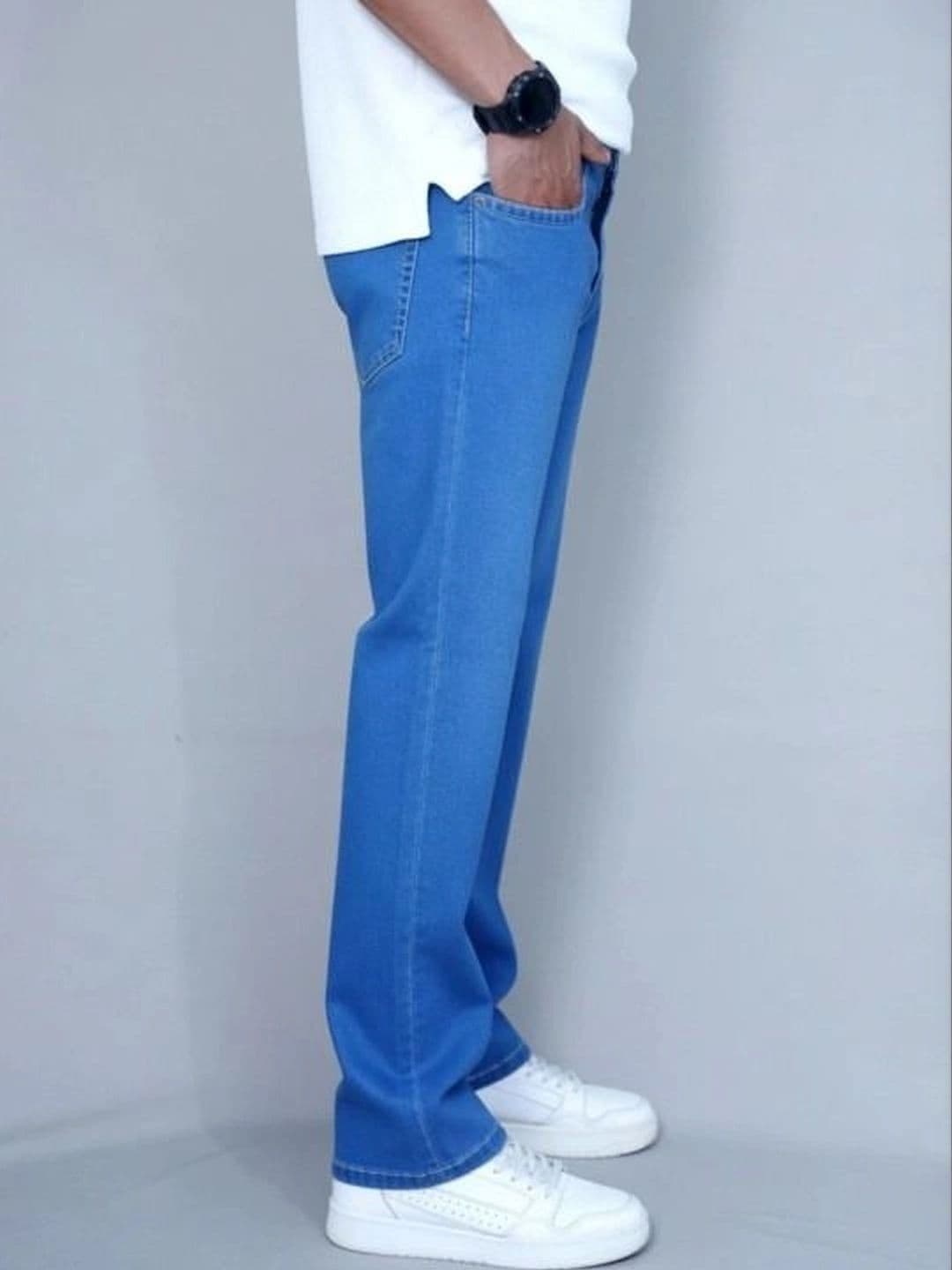 Moda Rapido Men Straight Fit Mid-Rise Light Fade Jeans thumbnail 2