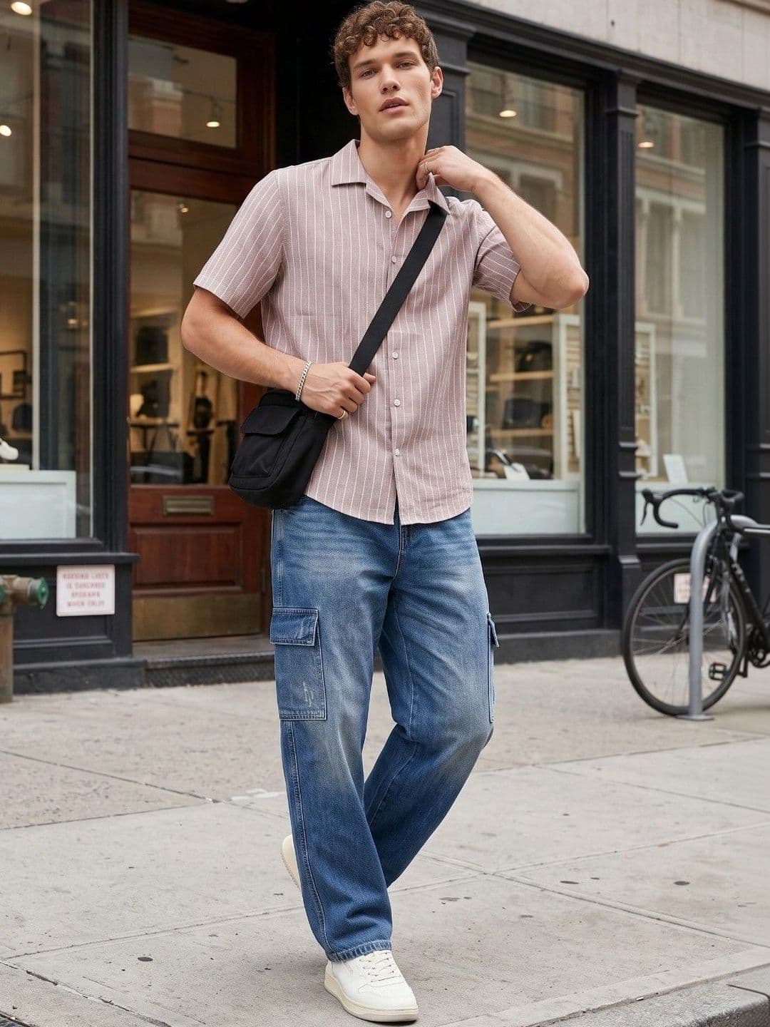 Mast & Harbour Men Classic Striped Casual Shirt thumbnail 5