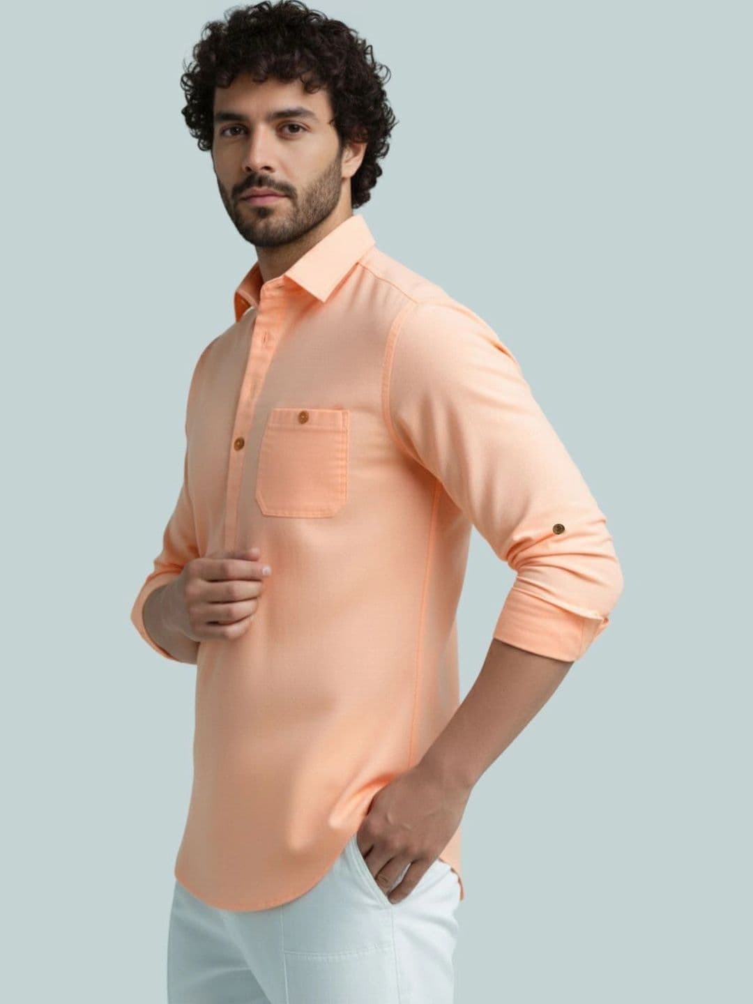 Amrit Trending Men Kurta thumbnail 4