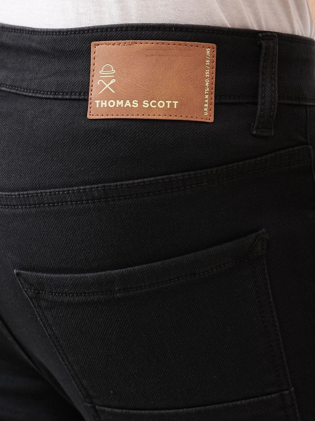 Thomas Scott Men Smart Straight Fit Mid-Rise Stretchable Jeans thumbnail 3