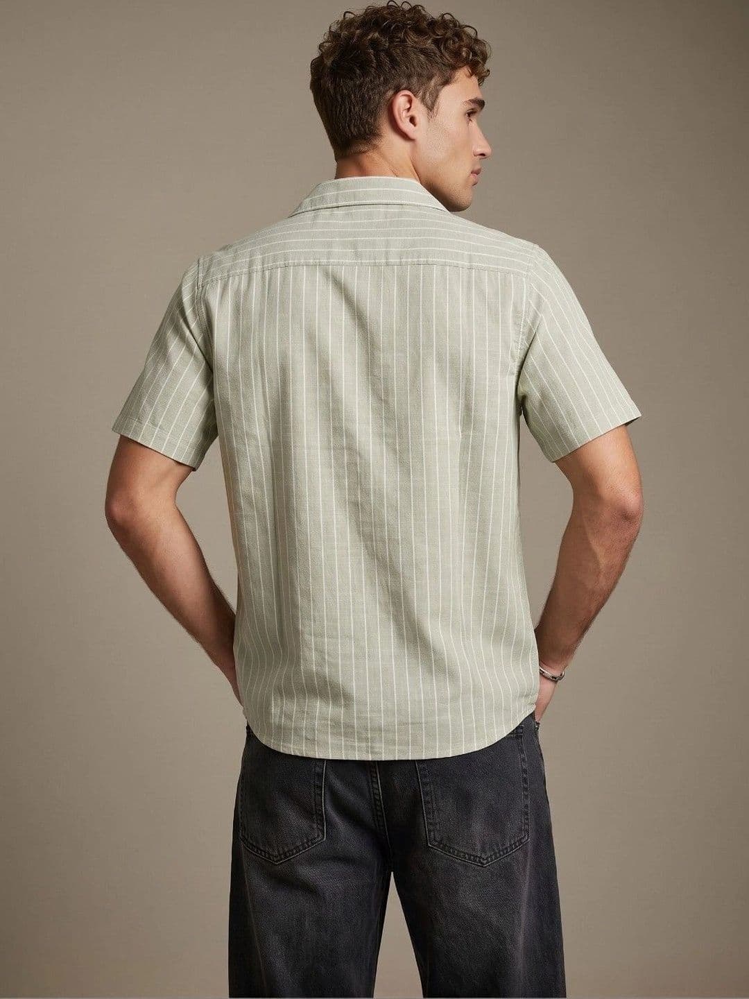 Mast & Harbour Men Classic Striped Casual Shirt thumbnail 4