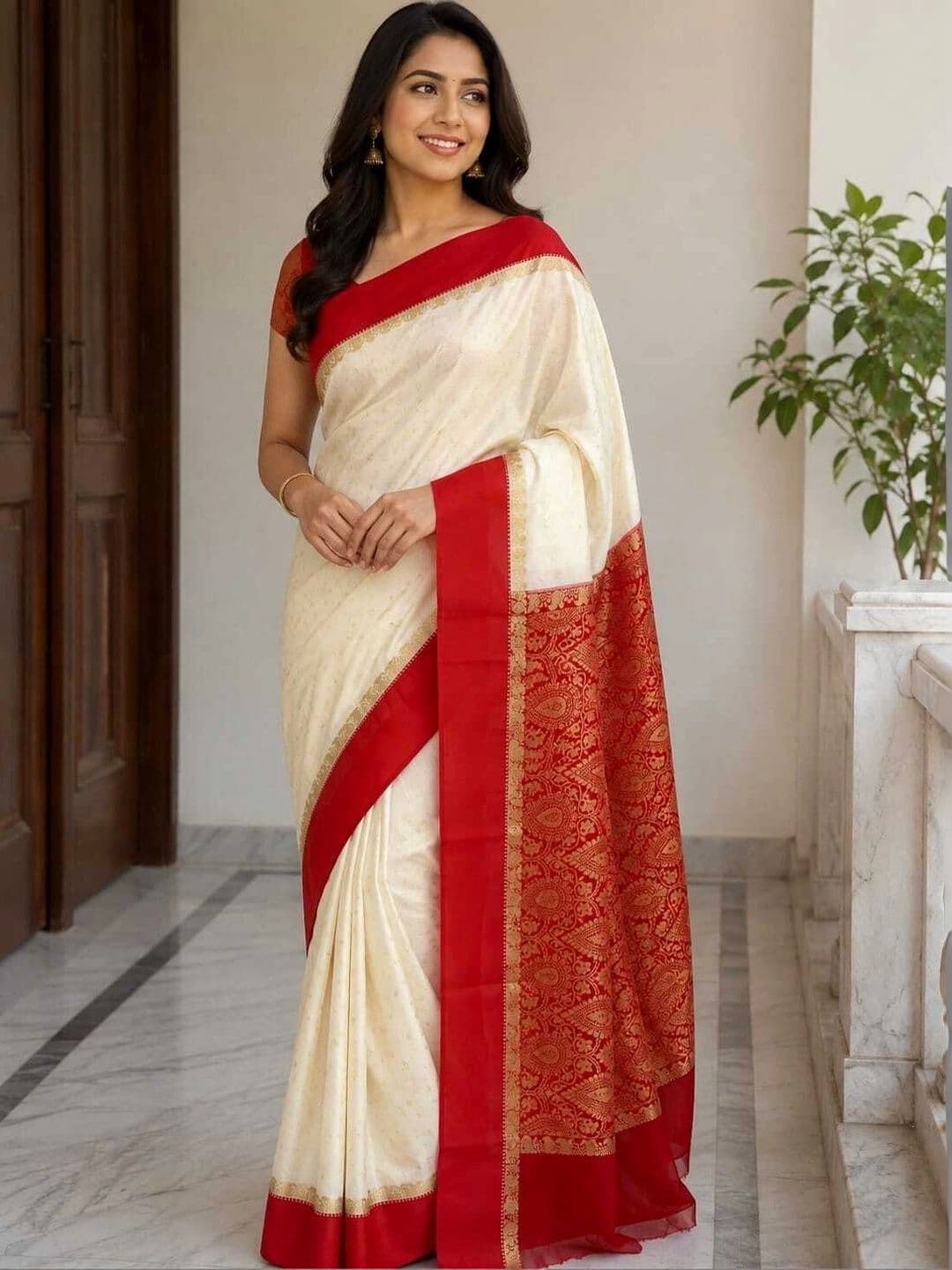 Silk Loomluxe Woven Design Zari Art Silk Saree thumbnail 3