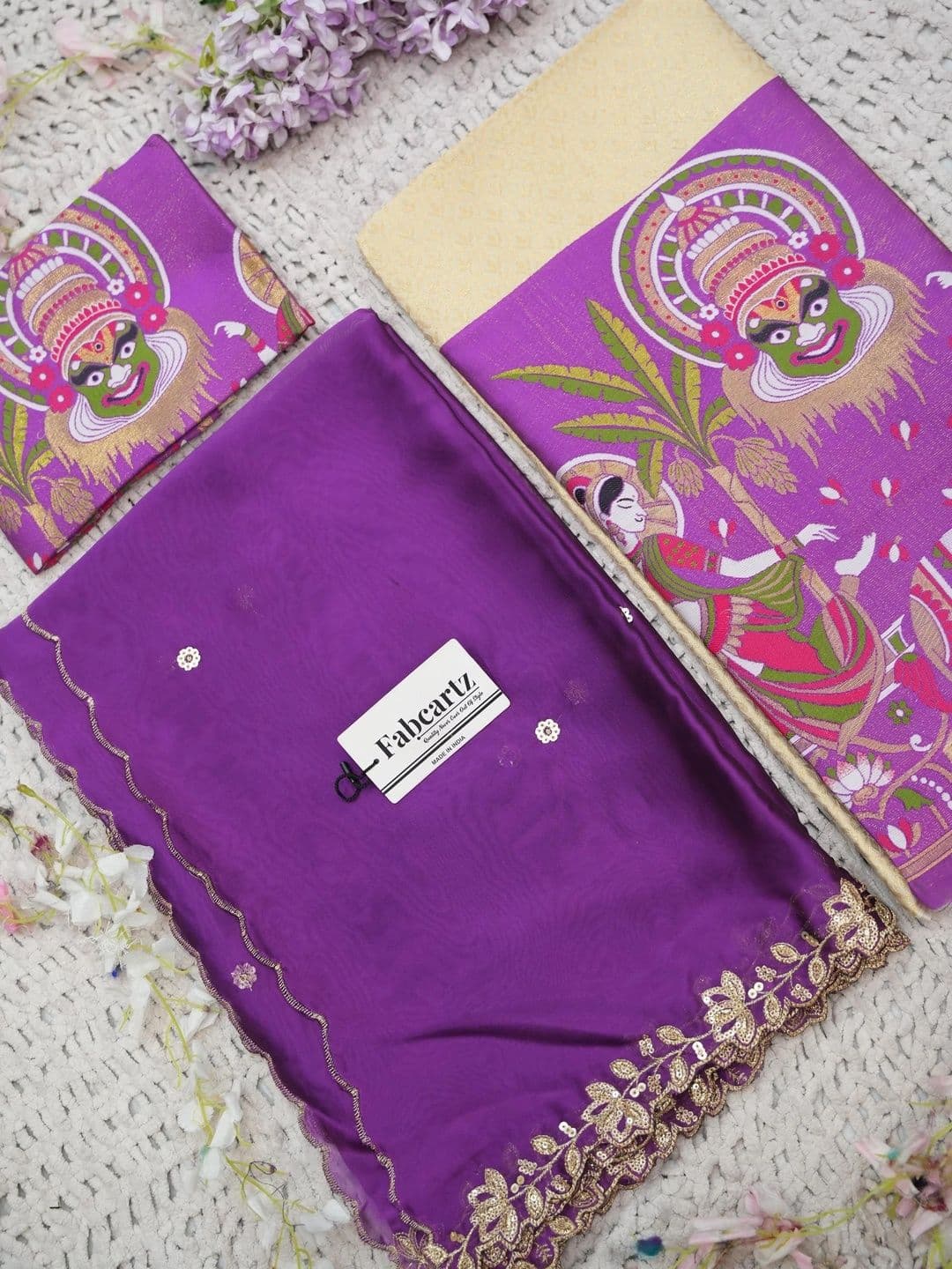 Pink Bindi Sequinned Unstitched Lehenga & Blouse With Dupatta thumbnail 6