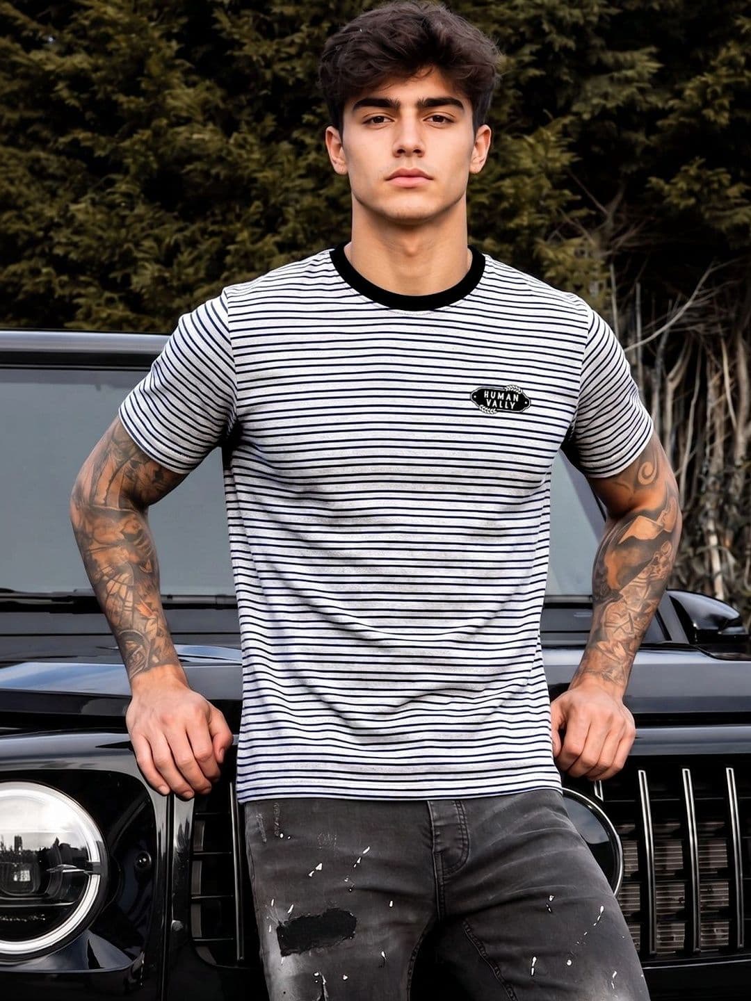 FTX Men Striped T-shirt - view 1